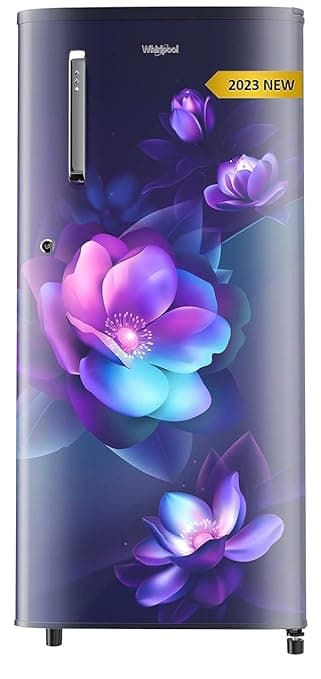 Whirlpool 184 L 2 Star Direct-Cool Single Door Refrigerator (205 WDE PRM 2S SAPPHIRE BLOOM-Z, 2023 Model)